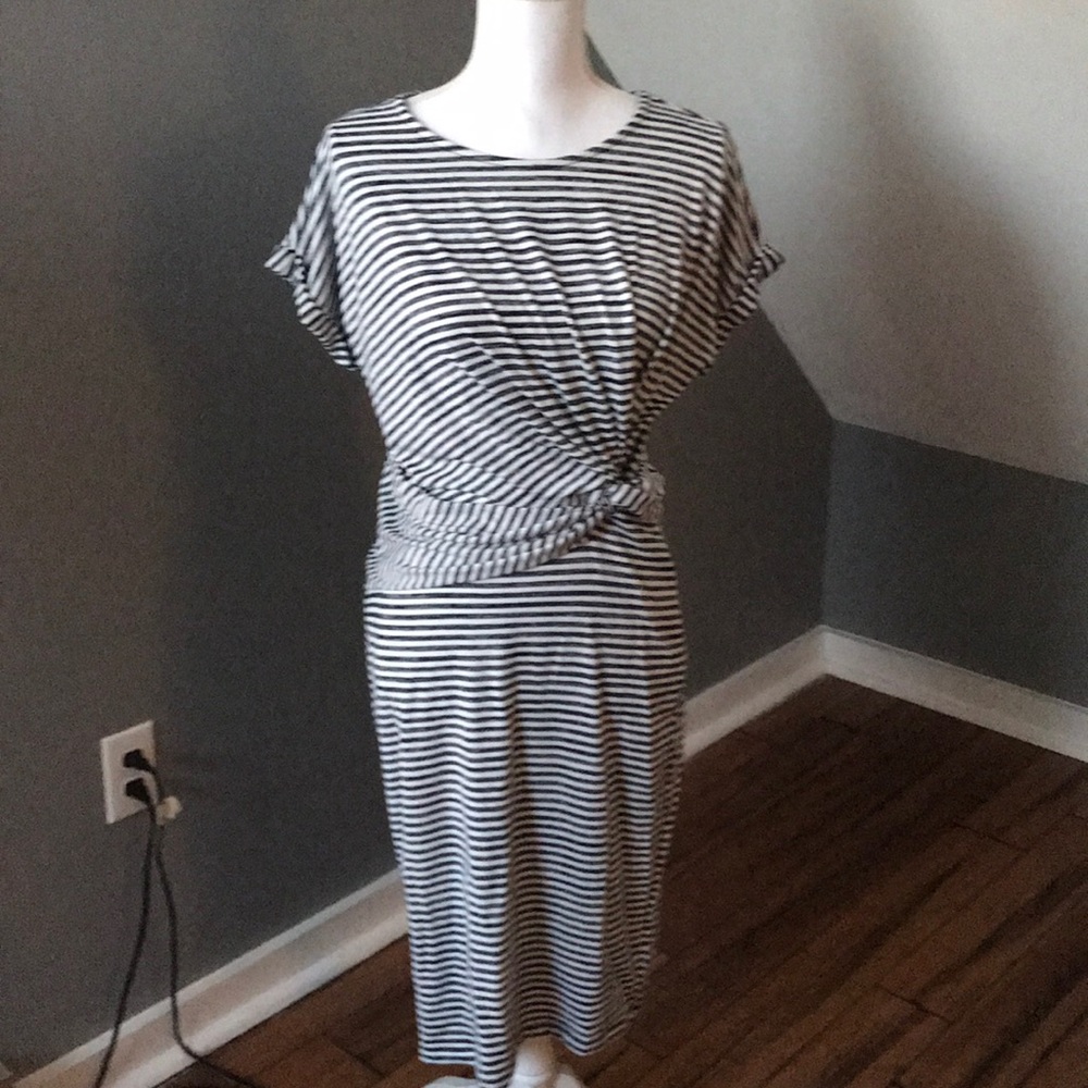 Gap striped twist front dress ✨